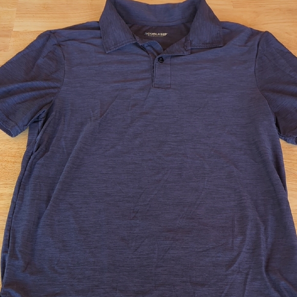 Cool Keep Men's Blue Polo Short Sleeve Shirt M - Picture 2 of 5